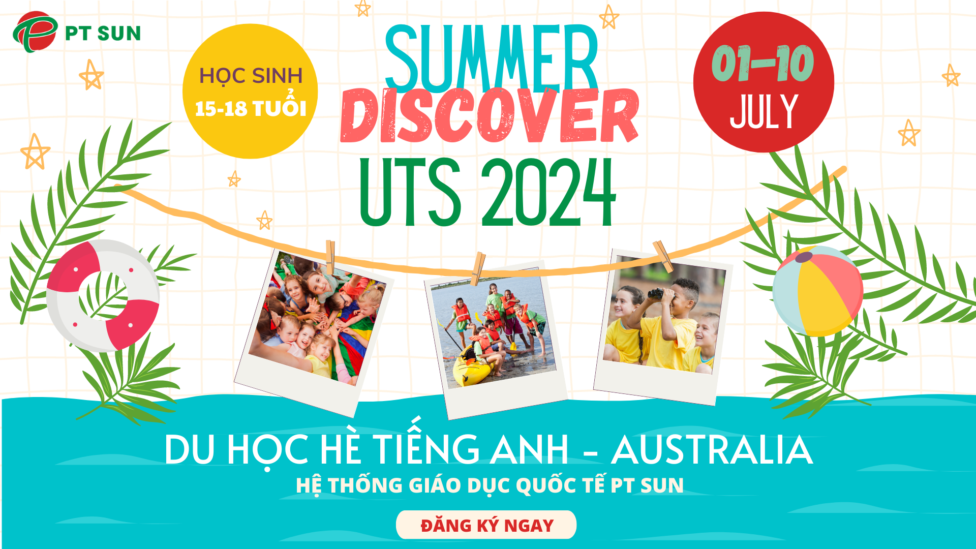 TRẠI HÈ TIẾNG ANH AUSTRALIA – SUMMER DISCOVER UTS 2024